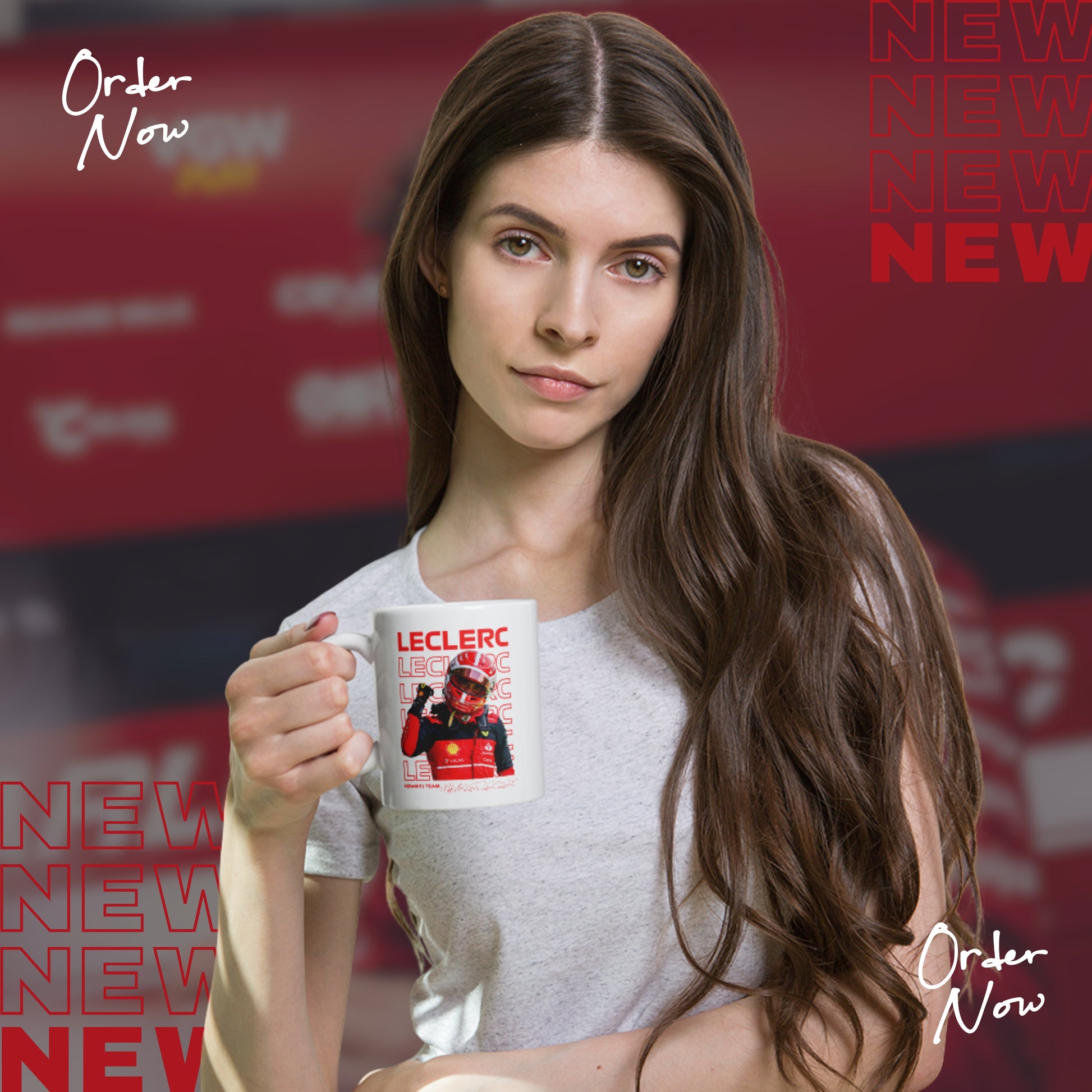 Charles Leclerc F1 Mug – Double-Sided Design